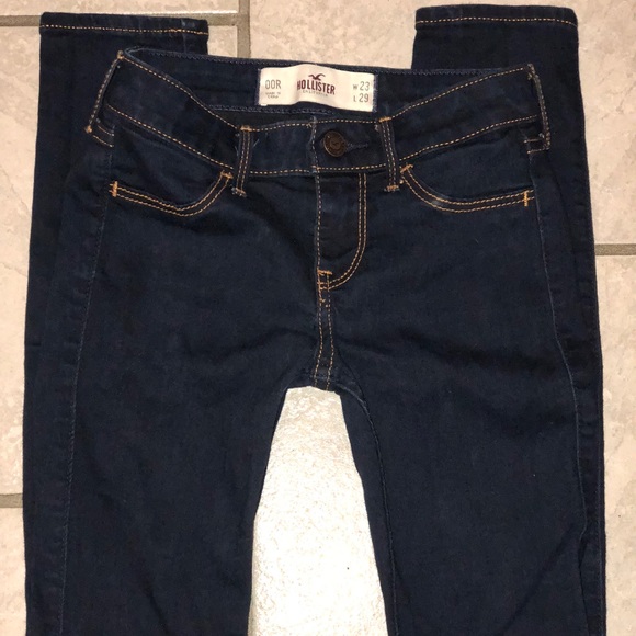 Hollister dark denim Jeggings 00R w 23 L 29 - Picture 2 of 3